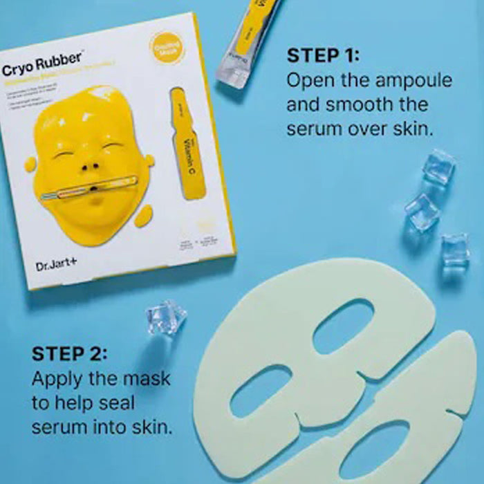Dr.Jart+ Cryo Rubber with Brightening Vitamin C Facial Mask (Yellow)