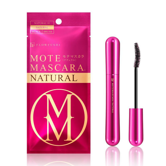 Flowfushi Mote Mascara Natural 1 Long Black Waterproof 7g