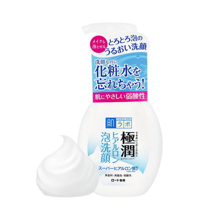 Rohto Hada Labo Gokujyun Hyaluronic Acid Face Foam 160ml