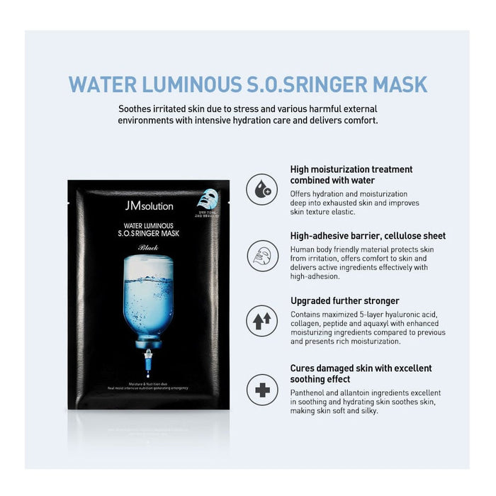 JM Solution Water Luminous S.O.S Ringer Mask (10pcs)