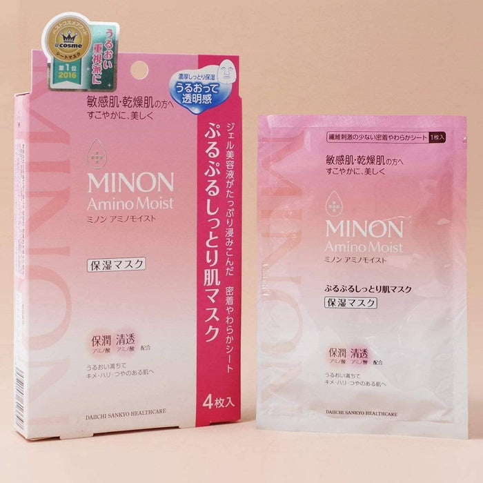 Minon Amino Moist Face Mask - 4pcs