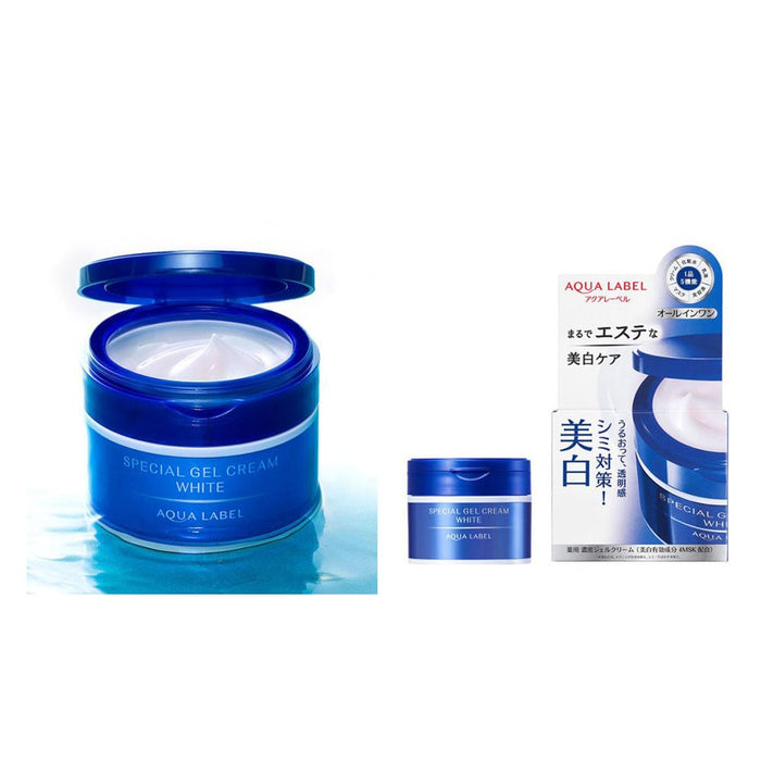 Shiseido Aqua Label Special Gel Cream White 90g - Blue