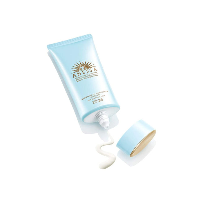 Shiseido Anessa Moisture UV Sunscreen Mild Gel for Sensitive Skin SPF35 PA+++ 90g